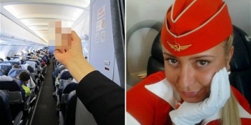 Russian flight attendant fired for 'funny' photo